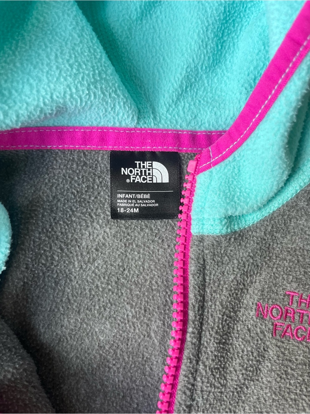 The North Face fleece size 18-24 months - Picture 3 of 5